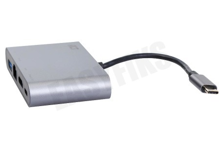 ACT AC7040 USB-C -HDMI Multiport Adapter met Ethernet en USB Hub