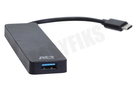 ACT AC6405 USB-C Hub 3 Port met Cardreader