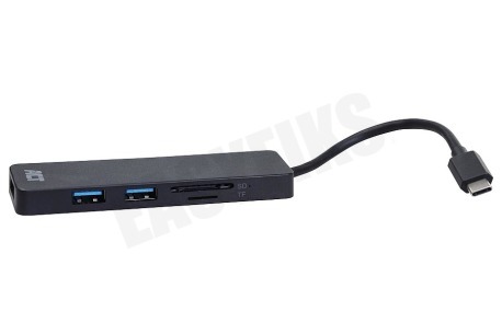 ACT AC6405 USB-C Hub 3 Port met Cardreader