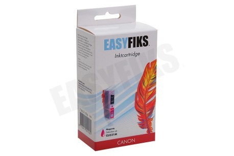 Easyfiks Canon printer Inktcartridge CLI 521 Magenta + Chip