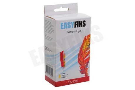 Easyfiks CLI-551Y Inktcartridge CLI 551 Yellow