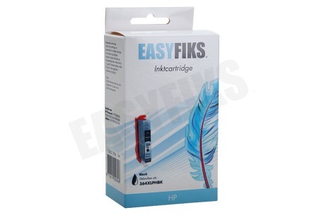 Easyfiks HP printer HP 364XL Photo Black Inktcartridge No. 364 XL Photo Black + Chip
