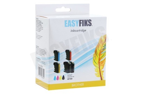 Easyfiks Inktcartridge LC 123/127 Multipack XL