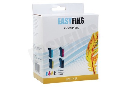 Easyfiks LC-223 Multipack Inktcartridge LC-223 Multipack BK/C/M/Y