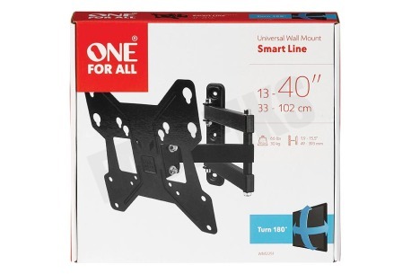 One For All WM2251 Muursteun Smart Line Turn 180 13-40"