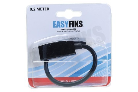 Easyfiks Mini Displayport naar HDMI Adapterkabel 20cm
