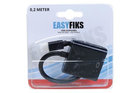 Easyfiks Mini Displayport naar VGA Adapterkabel 20cm