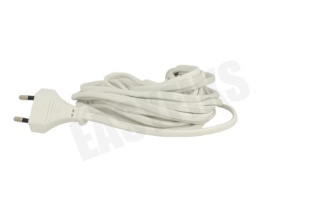 Easyfiks Netvoedingskabel C7, 230V, 5 Amp, 2x0.75mm2, 5 Meter Wit