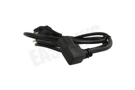 Easyfiks Netvoedingskabel C13, 230V, 3x0.75mm2, 1.8 Meter Zwart