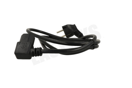 Easyfiks Netvoedingskabel C13, 230V, 3x0.75mm2, 1.8 Meter Zwart