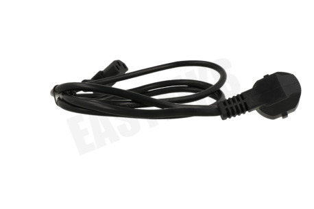 Easyfiks Netvoedingskabel C13, 230V, 3x0.75mm2, 1.8 Meter Zwart
