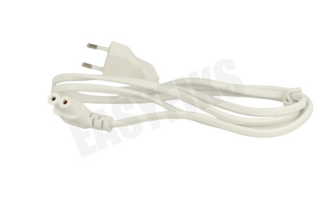 Easyfiks Netvoedingskabel C7 haaks, 2x0.75mm2, 1,5 Meter Wit