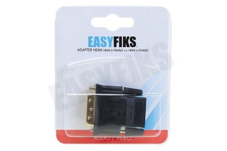 Easyfiks Verloopstekker, HDMI A Female - DVI Male