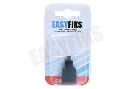 Easyfiks Verloopstekker, HDMI A Female - Micro HDMI D Male