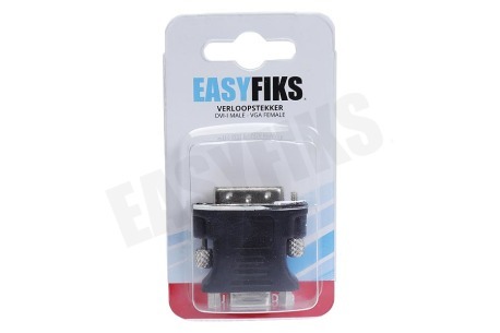 Easyfiks Verloopstekker VGA Contra Female - DVI-I Male