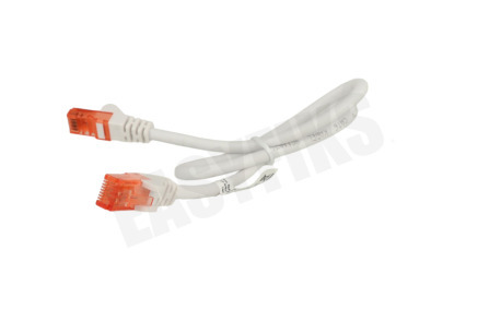 Easyfiks UTP CAT6 Netwerkkabel Wit, 0.5 meter, 2x RJ45 Male