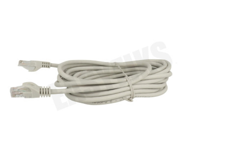 Easyfiks UTP CAT6 Netwerkkabel Grijs, 5 meter, 2x RJ45 Male