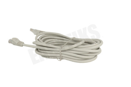 Easyfiks UTP CAT6 Netwerkkabel Grijs, 5 meter, 2x RJ45 Male