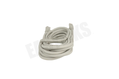 Easyfiks UTP CAT6 Netwerkkabel Grijs, 5 meter, 2x RJ45 Male