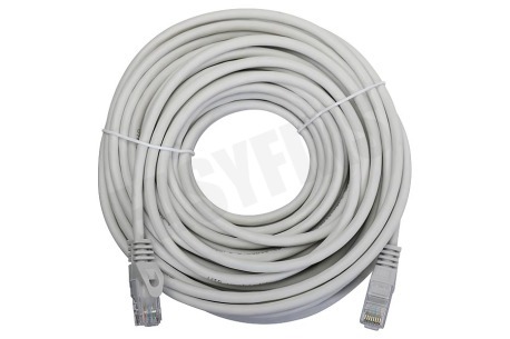 Easyfiks UTP CAT6 Netwerkkabel Wit, 20 meter, 2x RJ45 Male