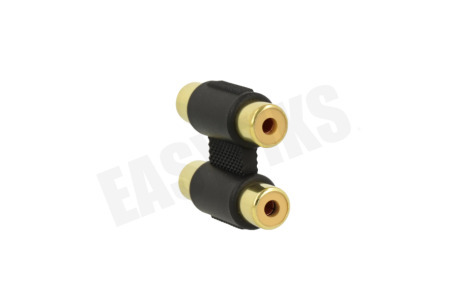 Easyfiks Tulp Adapter 2x Contra RCA Female - 2x Contra RCA Female