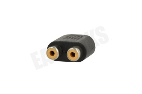 Easyfiks Tulp Adapter RCA Male - 2x Contra RCA Female