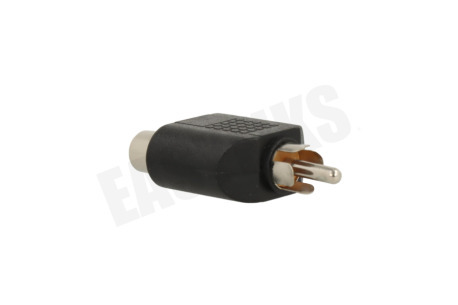 Easyfiks Tulp Adapter RCA Male - 2x Contra RCA Female