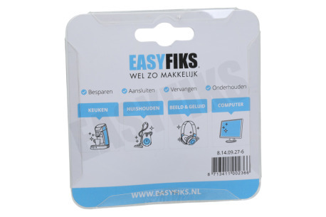 Easyfiks Telefoon Stekker RJ11 6p4c Male, Wit, NL