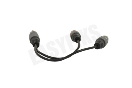 Easyfiks Jack Verloopkabel 3.5mm Male - 2x Tulp Contra RCA Female