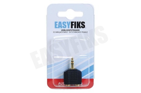Easyfiks Jack Splitter 3.5mm Male - 2x Contra 3.5mm Female