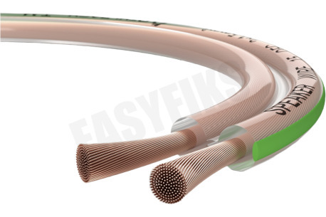 Oehlbach D1C101 Performance Luidsprekerkabel 2x1,5mm Transparant