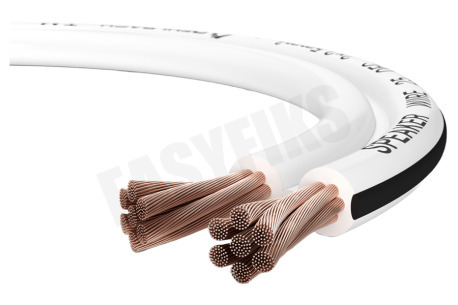 Oehlbach D1C192 Performance Luidsprekerkabel 2x2,5mm Wit