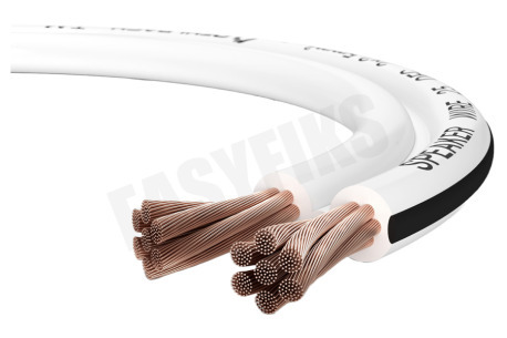 Oehlbach D1C196 Performance Luidsprekerkabel 2x2,5mm Wit