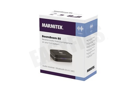 Marmitek 08182 BoomBoom 80, Bluetooth NFC HiFi Muziekontvanger