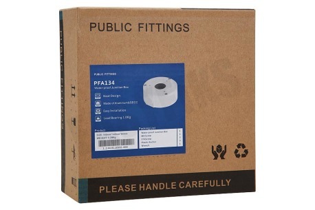 Dahua PFA134 Muursteun Voor camera, Aluminium