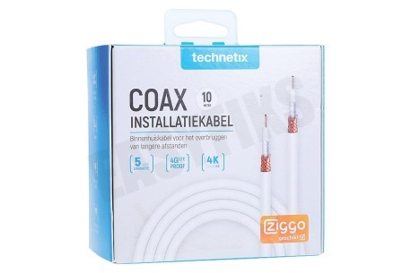 Technetix COAXIH-10M-S Coax Installatiekabel 10 meter