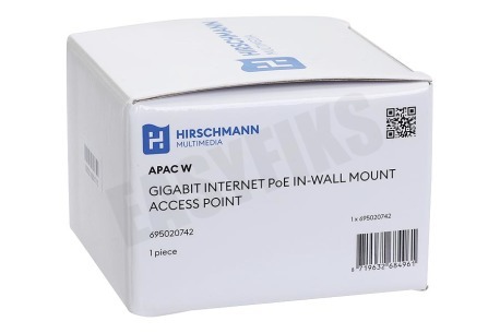 Hirschmann APAC W Gigabit internet PoE in-wall mount access point