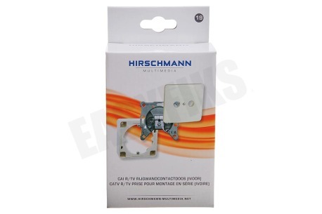 Hirschmann GEDU 15 Rijgwandcontactdoos Voor opbouw en inbouw montage, nummer 38