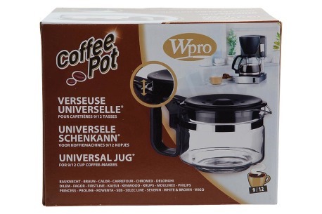 WPRO UCF200 Koffiekan 9/12 kops -zwart-