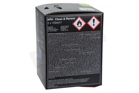 Braun Reiniger Clean & Renew cartridge 2x
