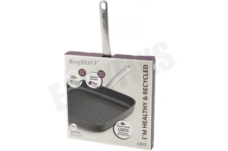 BergHOFF LEO RECYCLED Grillpan Antikleef Graphite 28cm