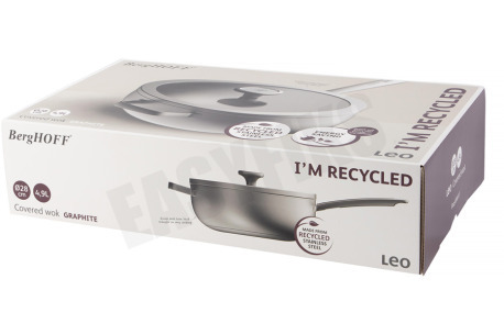 BergHOFF LEO RECYCLED Wokpan Graphite 28cm