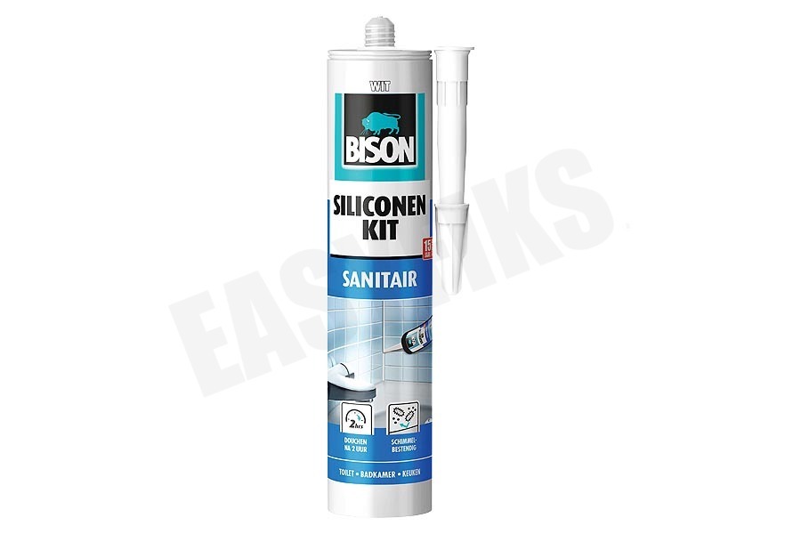 Bison Siliconenkit BISON -sanitair wit-
