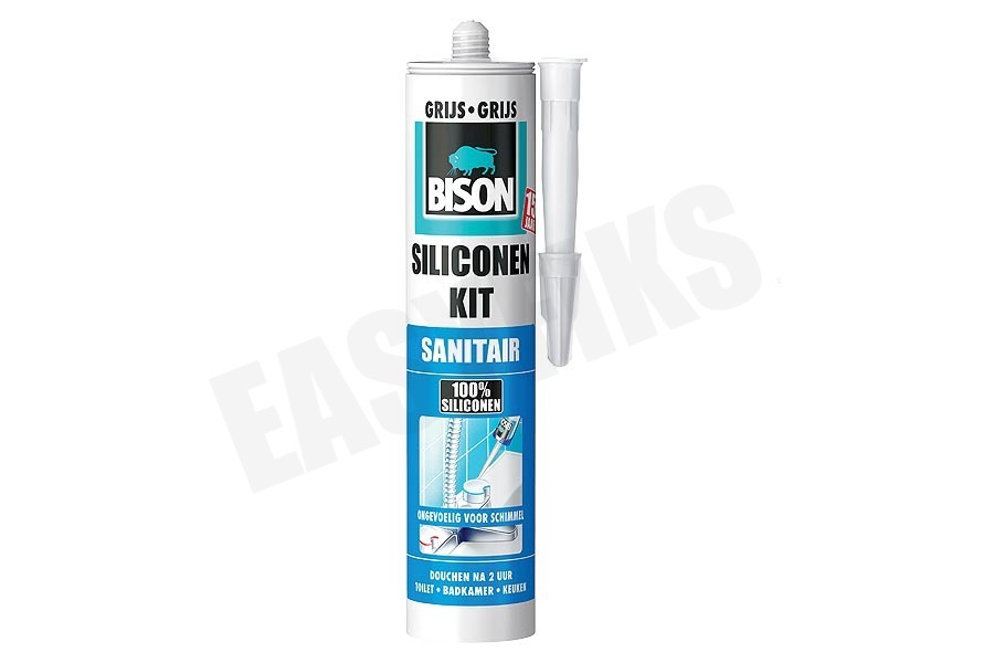 Bison Siliconenkit BISON -sanitair grijs-