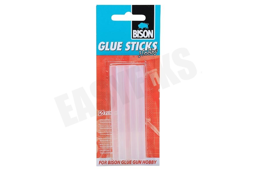 Bison 1490812 Hobby Glue Sticks Transparant 7mm