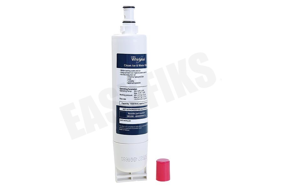 Whirlpool Koelkast SBS002 Waterfilter Amerikaanse koelkasten