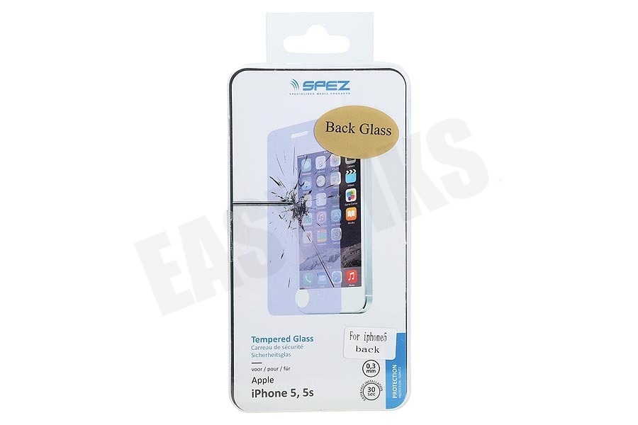 Spez Back Protector Veiligheidsglas / Tempered Glass