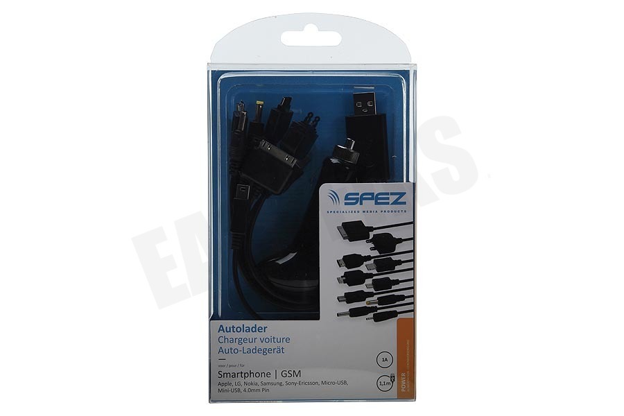 Spez Autolader USB lader 1000 mAh
