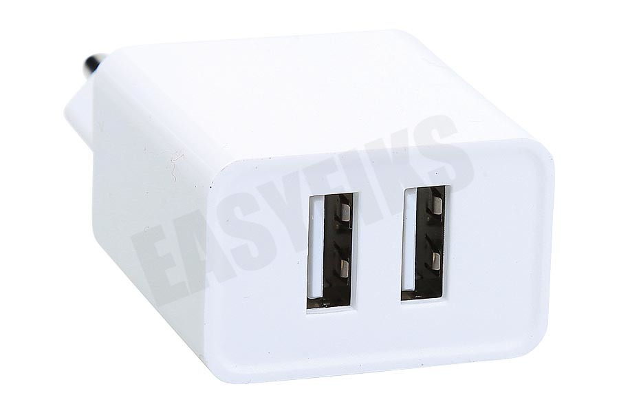 Spez Dual USB Thuislader 2.1A, Wit