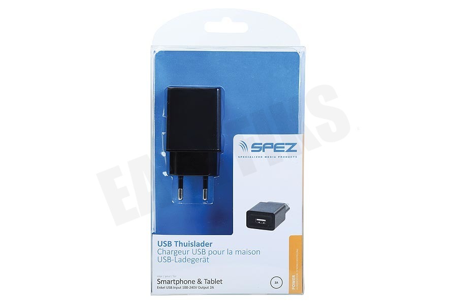 Spez USB Thuislader USB 2A
